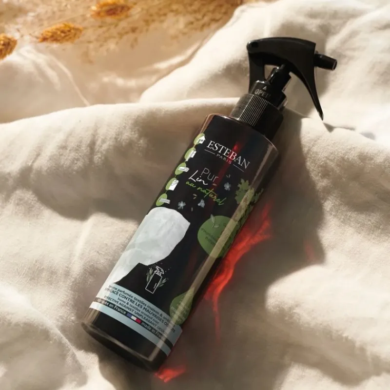 Textiles<ESTEBAN Brume anti-odeurs Pur Lin au naturel, Estéban