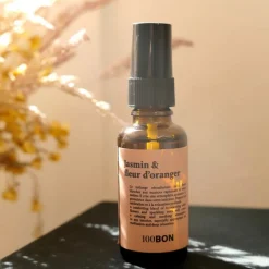 Diffuseurs De Parfum D'Intérieur<100BON Brume parfumée Jasmin & Fleur d'Oranger,