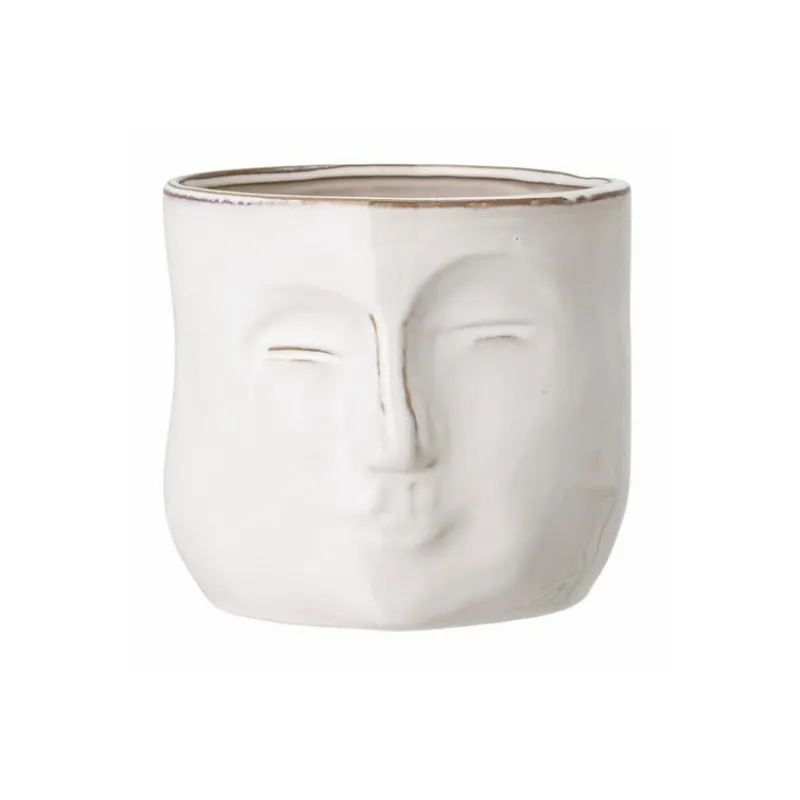Vases<Bloomingville Cache pot Ignacia blanc,