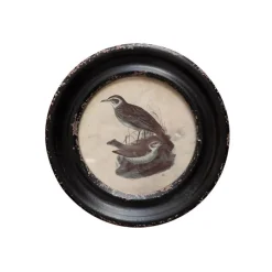 Décorations Murales<Chehoma Cadre rond Oiseau Long Bec,