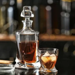 Carafes À Whisky<Crystal BOHEMIA Carafe à whisky Quadro,