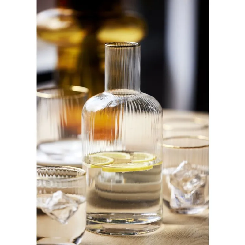 Pichets Et Brocs<LYNGBY GLAS Carafe 1.5L Palermo Gold,