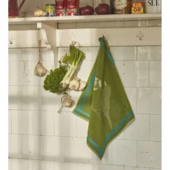 Torchons|Essuie-Mains<Sylvie Thiriez Carré éponge Sur un fil,