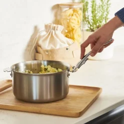 Amovible<DE BUYER Casserole en Inox Amovible Alchimy Loqy,