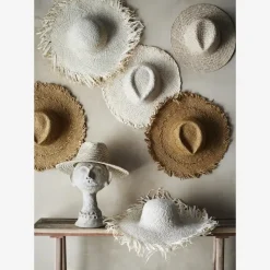 Objets Insolites<Madam Stoltz Chapeau de paille décoratif,