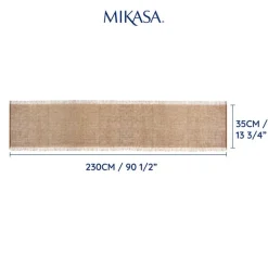 Chemins De Table<Mikasa Chemin de table Frayed Jute,