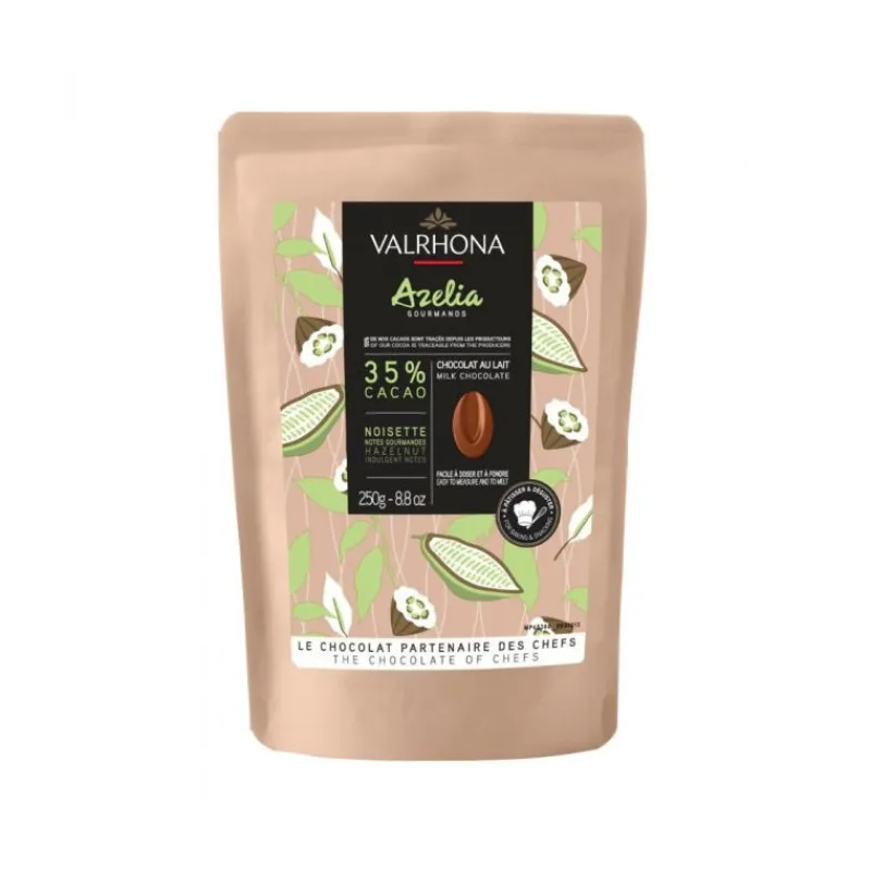 Les Ingrédients Du Pâtissier|Le Chocolat<Bazar Avenue Chocolat à pâtisser & déguster Lait Azélia 35%, Valrhona