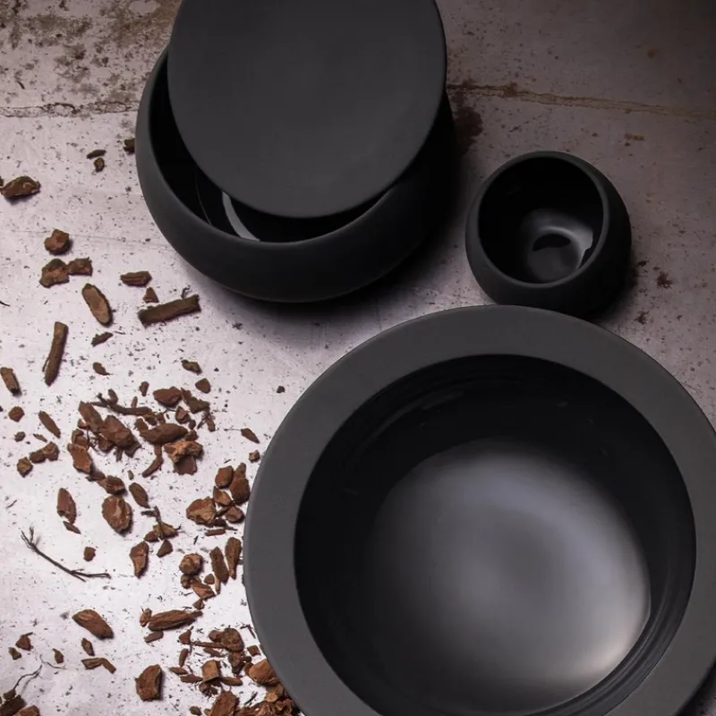 Saladiers Et Coupelles|Les Assiettes Creuses<Degrenne Paris Cocotte 50cl Bahia Onyx,