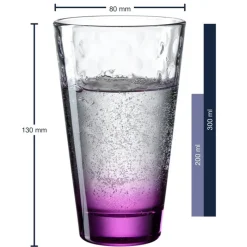 Chopes Et Gobelets<LEONARDO Coffret 6 chopes assorties Optic Color, Léonardo