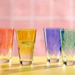 Chopes Et Gobelets<LEONARDO Coffret 4 chopes assorties 30 cl Twist, Léonardo