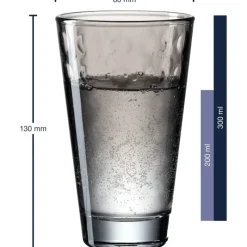 Chopes Et Gobelets<LEONARDO Coffret 6 chopes Optic assorties 30 cl pastel, Léonardo