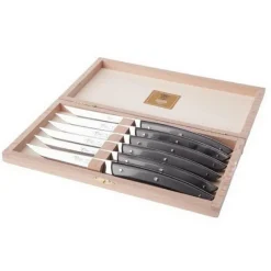 Couteaux<DOZORME Coffret 6 couteaux à steak Le Thiers® Gris Foncé, Claude