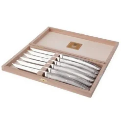 Couteaux<DOZORME Coffret 6 couteaux à steak Le Thiers® Gris Clair, Claude