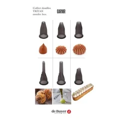 Douilles Et Poches À Douille<DE BUYER Coffret 6 douilles tritan Garnir,