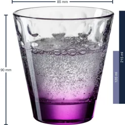 Chopes Et Gobelets<LEONARDO Coffret 6 gobelets assortis Optic Color, Léonardo