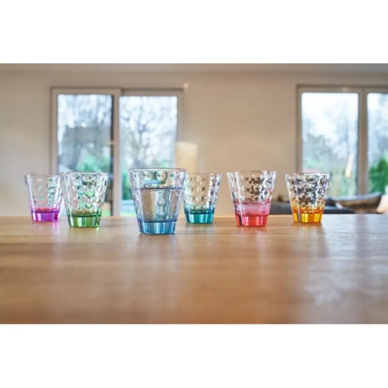 Chopes Et Gobelets<LEONARDO Coffret 6 gobelets assortis Optic Color, Léonardo