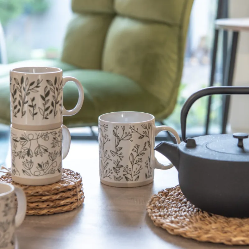 Bols, Mugs Et Tasses<Table Passion Coffret 4 mugs 35cl Bucolique,