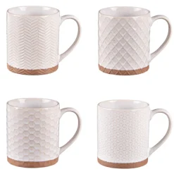 Bols, Mugs Et Tasses<Table Passion Coffret 4 mugs 35cl Jaspe Beige,
