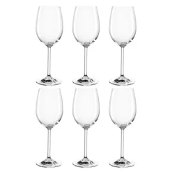 Verres À Vin<LEONARDO Coffret 6 verres à vin blanc 37 cl Daily, Léonardo