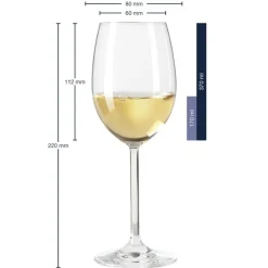 Verres À Vin<LEONARDO Coffret 6 verres à vin blanc 37 cl Daily, Léonardo