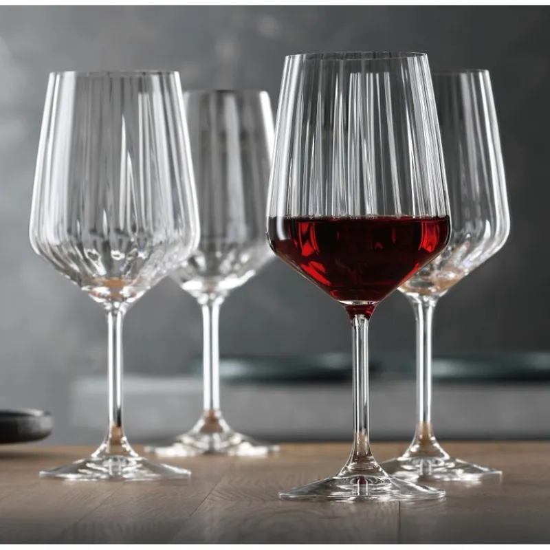 Verres Oenologiques|Verres À Vin<SPIEGELAU Coffret 4 verres à vin rouge Lifestyle,