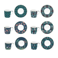 Tout Pour Le Café|Bols, Mugs Et Tasses<Easy life Coffret de 6 tasses café 10cl  Mandalay,