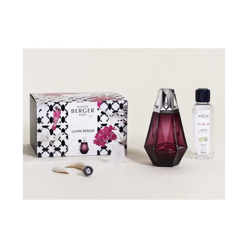 Diffuseurs De Parfum D'Intérieur<MAISON BERGER Coffret lampe Berger Prisme Grenat,