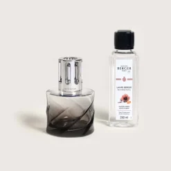 Diffuseurs De Parfum D'Intérieur<MAISON BERGER Coffret lampe Berger Spirale Noire,