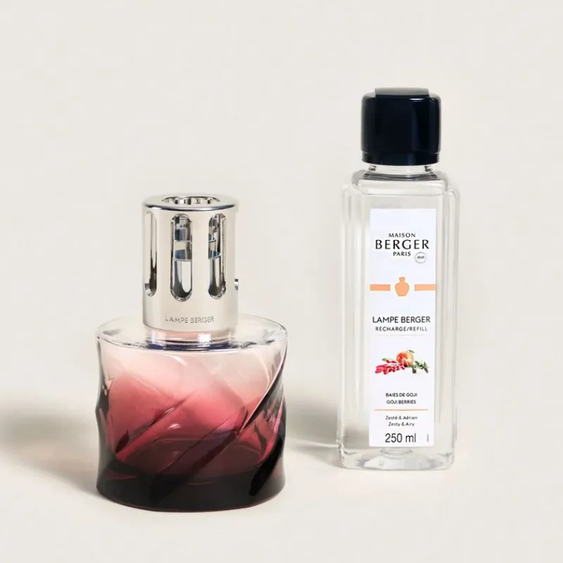 Diffuseurs De Parfum D'Intérieur<MAISON BERGER Coffret lampe Berger Spirale Rouge,