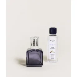 Diffuseurs De Parfum D'Intérieur<MAISON BERGER Coffret lampe glaçon grise,