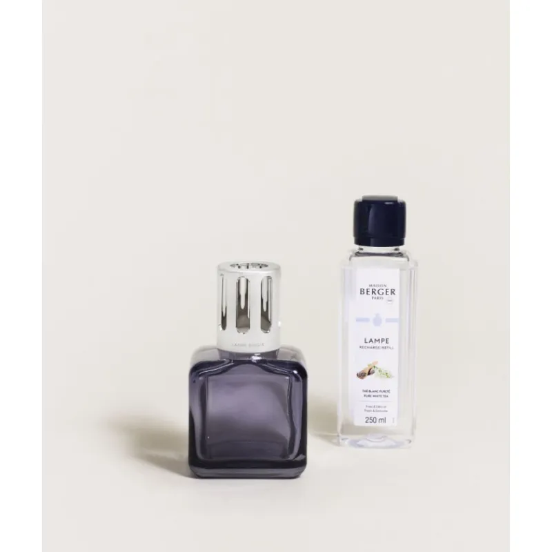 Diffuseurs De Parfum D'Intérieur<MAISON BERGER Coffret lampe glaçon grise,