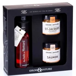 Huile & Vinaigre|Tartinables<Groix et Nature Coffret Secrets de l'île de Groix,