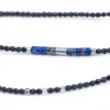 Les Bijoux<Têtes Blondes Collier et Bracelet 6 tours Nadège Bleu Navy,