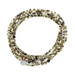 Les Bijoux<Têtes Blondes Collier et Bracelet 6 tours Python Slim,