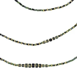 Les Bijoux<Têtes Blondes Collier et Bracelet 6 tours Crocodile Slim,