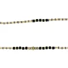 Les Bijoux<Têtes Blondes Collier et Bracelet 6 tours Andy Gold Noir,