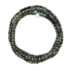 Les Bijoux<Têtes Blondes Collier et Bracelet 5 tours Gentleman Crocodile,