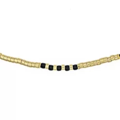 Les Bijoux<Têtes Blondes Collier et Bracelet 3 tours Toni Hématite Gold,
