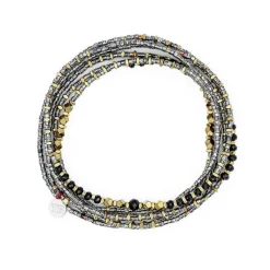 Les Bijoux<Têtes Blondes Collier et Bracelet 6 tours Andy Quantic,