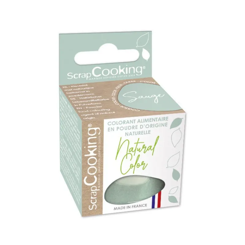 Arômes Et Colorants<ScrapCooking Colorant alimentaire naturel en poudre Sauge,