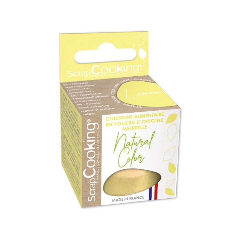 Arômes Et Colorants<ScrapCooking Colorant alimentaire naturel en poudre Lemon,