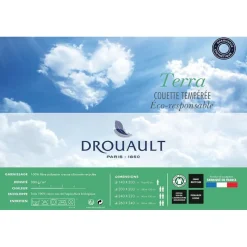 Couettes<DROUAULT Couette Terra Tempérée 300g/m²,