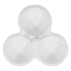 Les Plats Apéritif|Les Plats De Service<Côté Table Coupelle Triple en faïence blanc Darcy,