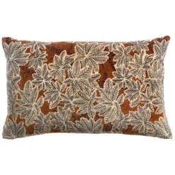 Coussins Et Rideaux<VIVARAISE Coussin imprimé Ariane Rouille,