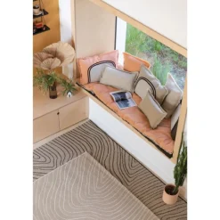 Coussins Et Rideaux<VIVARAISE Coussin Uni Laly Lin,