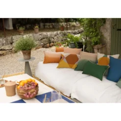 Coussins Et Rideaux<VIVARAISE Coussin Zeff Céleste 30 x 50 cm,