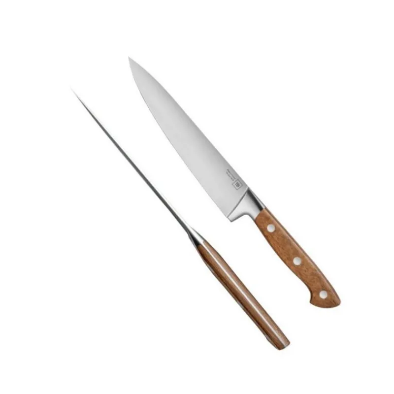 Couteaux Professionnels<TB Groupe - Tarrerias-Bonjean Couteau de boucher 21 cm Georges manche noyer, TB Groupe