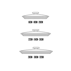 Couvercles En Verre<BEKA Couvercle universel en verre et silicone,