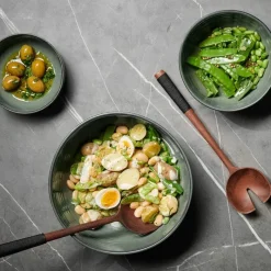 Couverts À Salade<ASA SELECTION Couverts à Salade avec manche en nylon noir,