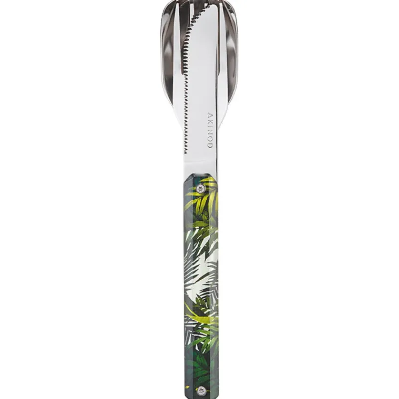 Ustensiles Pour Le Pique-Nique|Boîtes Repas Et Accessoires<AKINOD Couverts droits aimantés 12h34 Jungle,